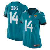 Nike Elijah Cooks Jacksonville Jaguars Women's Team Game Jersey Teal