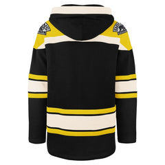 Boston Bruins '47 Big & Tall Superior Lacer Pullover Hoodie - Black - NHL 200683088