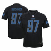 Nike Aidan Hutchinson Detroit Lions Youth Game Jersey Black