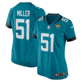 Nike Ventrell Miller Jacksonville Jaguars Women's Game Jersey Teal