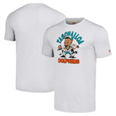 Tua Tagovailoa Miami Dolphins Homage Unisex Caricature Player Tri-Blend T-Shirt Ash