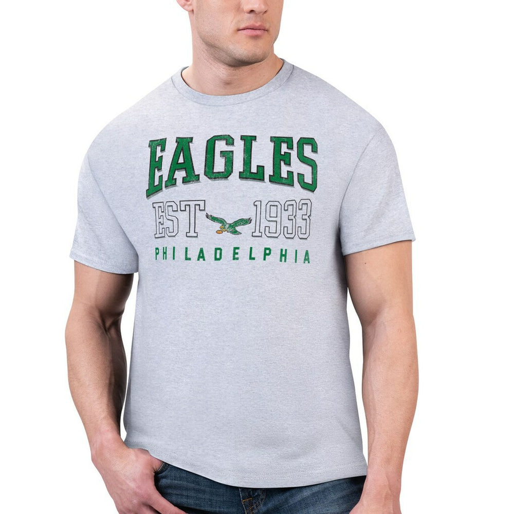 Philadelphia Eagles Starter Retro Team Graphic T-Shirt Gray