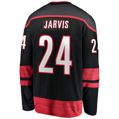Seth Jarvis Carolina Hurricanes Fanatics Home Breakaway Jersey - Black - NHL 200723247
