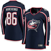 Kirill Marchenko Columbus Blue Jackets Fanatics Women's Home Breakaway Player Jersey - Navy - NHL 200723259