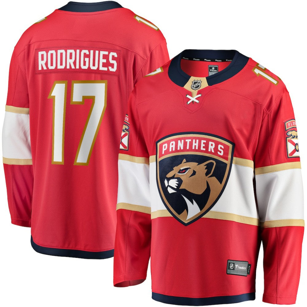 Evan Rodrigues Florida Panthers Fanatics Home Breakaway Jersey - Red - NHL 200723274