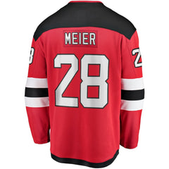 Timo Meier New Jersey Devils Fanatics Home Breakaway Jersey - Red - NHL 200723282