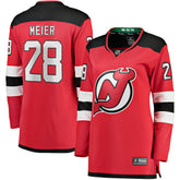 Timo Meier New Jersey Devils Fanatics Women's Home Breakaway Player Jersey - Red - NHL 200723283