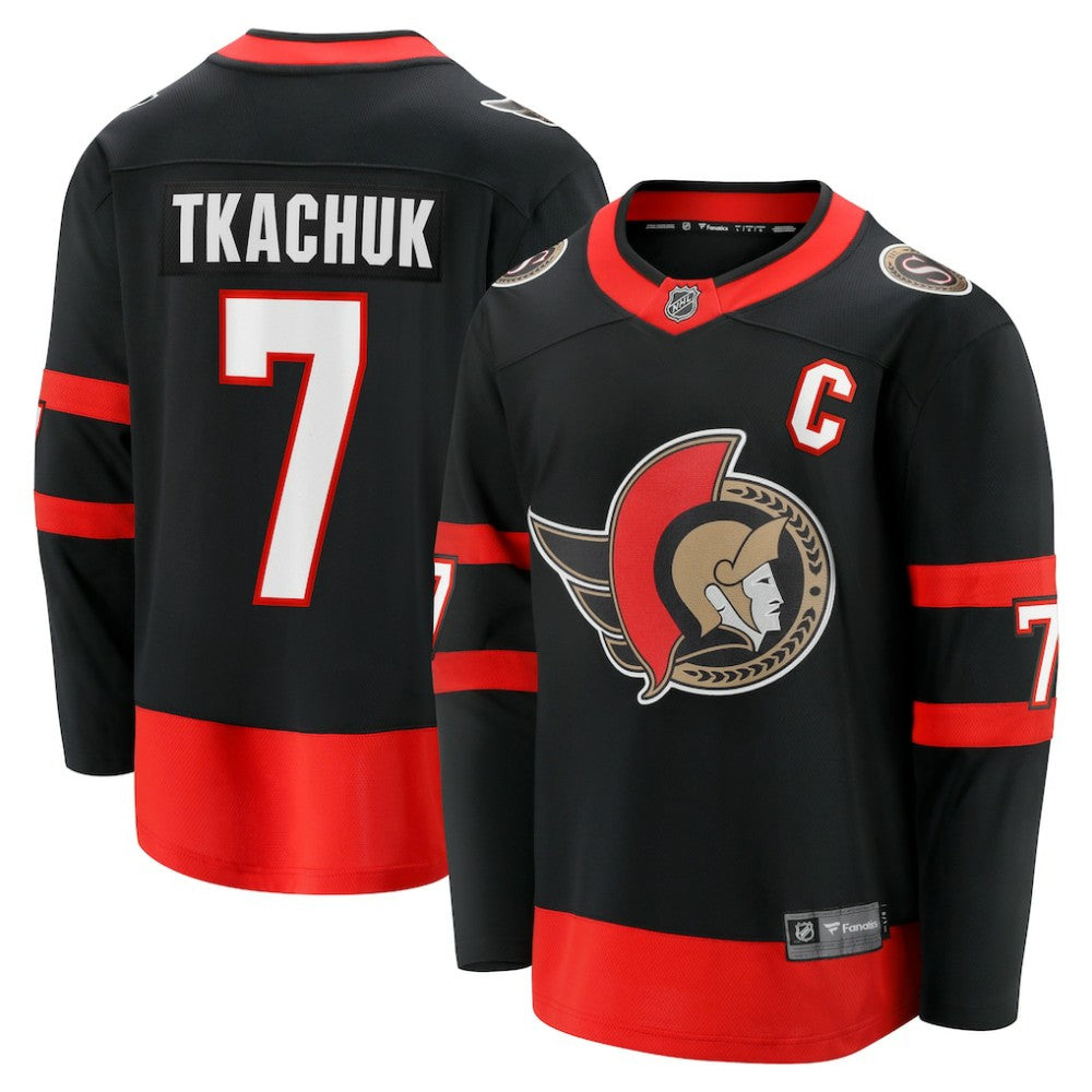 Brady Tkachuk Ottawa Senators Fanatics Home Breakaway Jersey - Black - NHL 200723304
