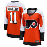 Travis Konecny Philadelphia Flyers Fanatics Women's Home Breakaway Player Jersey - Orange - NHL 200723316