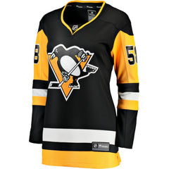 Kris Letang Pittsburgh Penguins Fanatics Women's Home Breakaway Player Jersey - Black - NHL 200723336