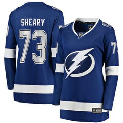 Conor Sheary Tampa Bay Lightning Fanatics Women's Home Breakaway Player Jersey - Blue - NHL 200723355