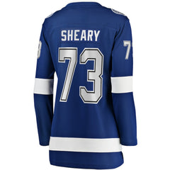 Conor Sheary Tampa Bay Lightning Fanatics Women's Home Breakaway Player Jersey - Blue - NHL 200723355