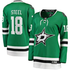 Sam Steel Dallas Stars Fanatics Women's Home Breakaway Player Jersey - Kelly Green - NHL 200723440