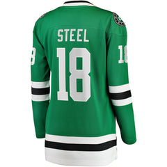 Sam Steel Dallas Stars Fanatics Women's Home Breakaway Player Jersey - Kelly Green - NHL 200723440