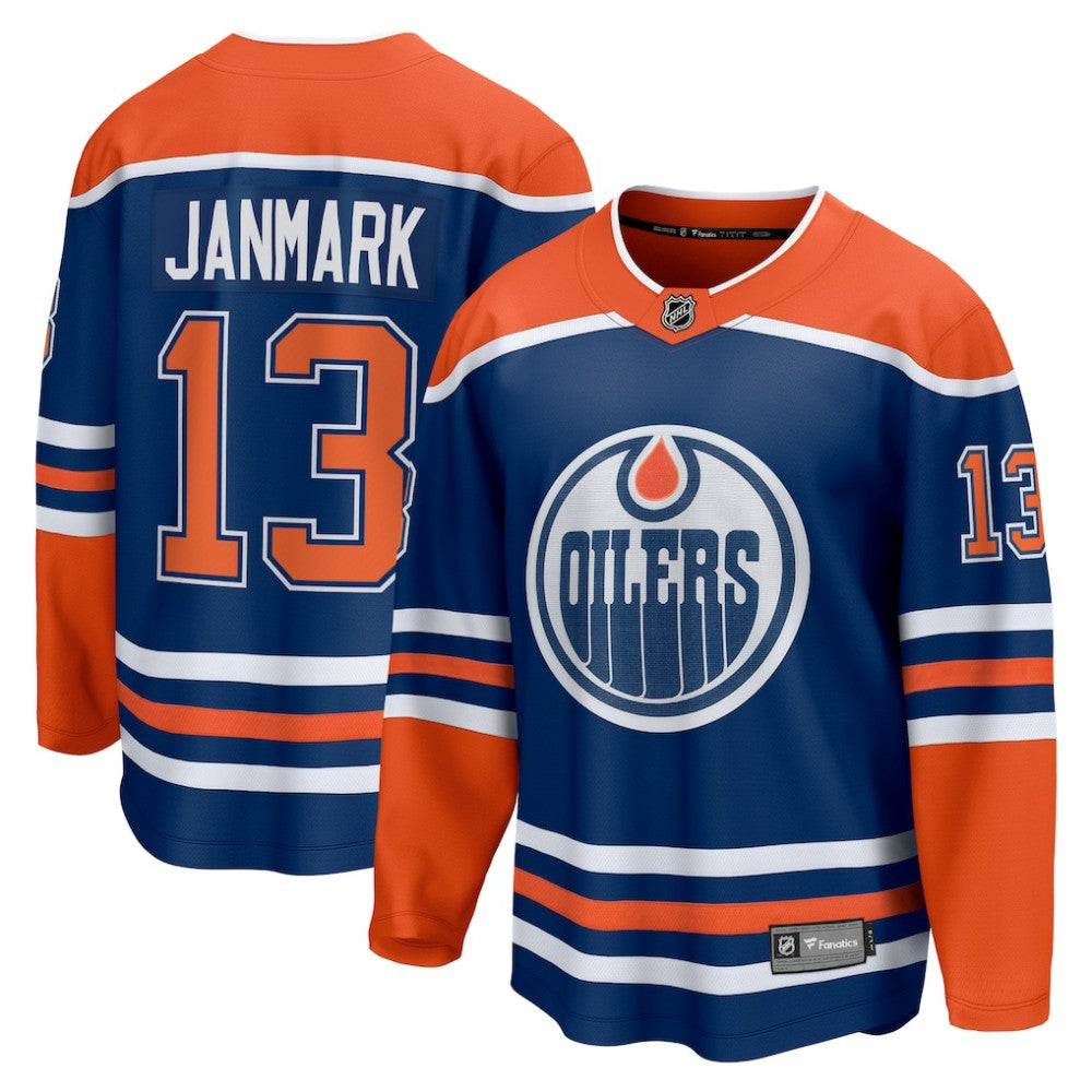 Mattias Janmark Edmonton Oilers Fanatics Home Breakaway Jersey - Royal - NHL 200723445