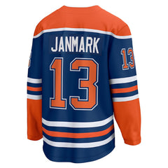 Mattias Janmark Edmonton Oilers Fanatics Home Breakaway Jersey - Royal - NHL 200723445