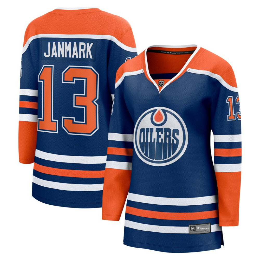 Mattias Janmark Edmonton Oilers Fanatics Women's Home Breakaway Player Jersey - Royal - NHL 200723446