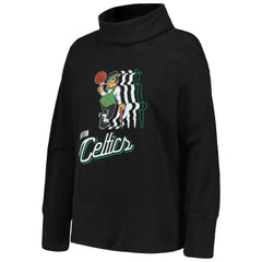 Boston Celtics Levelwear Women's Sunset Pullover Sweatshirt Black