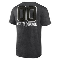 Minnesota Twins Personalized Monochrome Name & Number T-Shirt - Charcoal - MLB Online