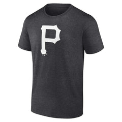 Pittsburgh Pirates Personalized Monochrome Name & Number T-Shirt - Charcoal - MLB Sale