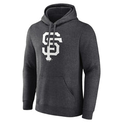 San Francisco Giants Personalized Monochrome Name & Number Pullover Hoodie - Charcoal - MLB Sale