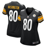 Nike Darnell Washington Pittsburgh Steelers Women's Game Jersey Black
