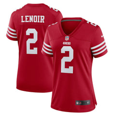 Nike Deommodore Lenoir San Francisco 49ers Women's Game Jersey Scarlet