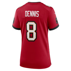 Nike SirVocea Dennis Tampa Bay Buccaneers Women's Game Jersey Red