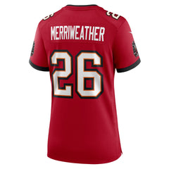 Nike Kaevon Merriweather Tampa Bay Buccaneers Women's Game Jersey Red