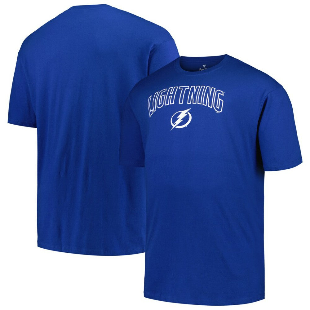 Tampa Bay Lightning Profile Big & Tall Arch Over Logo T-Shirt - Blue - NHL 200745655