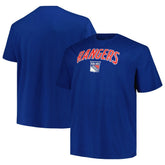 New York Rangers Profile Big & Tall Arch Over Logo T-Shirt - Blue - NHL 200745658