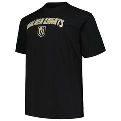 Vegas Golden Knights Profile Big & Tall Arch Over Logo T-Shirt - Black - NHL 200745663