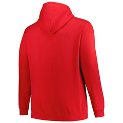 Florida Panthers Profile Big & Tall Arch Over Logo Pullover Hoodie - Red - NHL 200745678