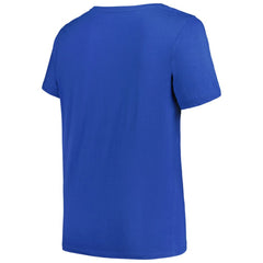 Tampa Bay Lightning Profile Women's Plus Size Arch Over Logo T-Shirt - Blue - NHL 200745691