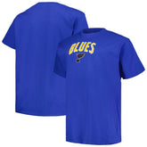 St. Louis Blues Profile Big & Tall Arch Over Logo T-Shirt - Blue - NHL 200745705