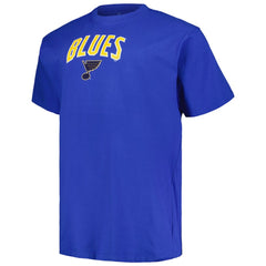 St. Louis Blues Profile Big & Tall Arch Over Logo T-Shirt - Blue - NHL 200745705