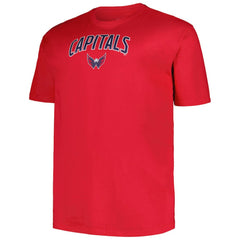 Washington Capitals Profile Big & Tall Arch Over Logo T-Shirt - Red - NHL 200745707