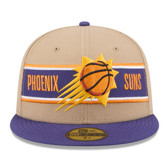 Phoenix Suns 2024 NBA Draft 59FIFTY Fitted Hat Tan/Purple | New Era US