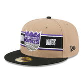 Sacramento Kings 2024 NBA Draft 59FIFTY Fitted Hat Tan/Black | New Era discount