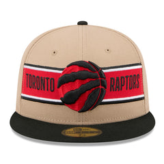 Toronto Raptors 2024 NBA Draft 59FIFTY Fitted Hat Tan/Black | New Era US