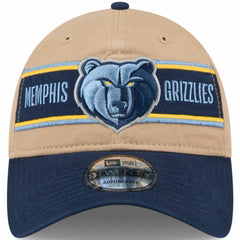 Memphis Grizzlies 2024 NBA Draft 9TWENTY Adjustable Hat Tan/Navy | New Era Near Me