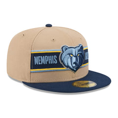 Memphis Grizzlies 2024 NBA Draft 59FIFTY Fitted Hat Tan/Navy | New Era discount