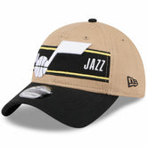 Utah Jazz 2024 NBA Draft 9TWENTY Adjustable Hat Tan/Black | New Era