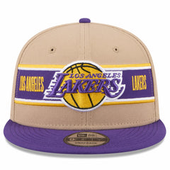 Los Angeles Lakers 2024 NBA Draft 9FIFTY Snapback Hat Tan/Purple | New Era outlet
