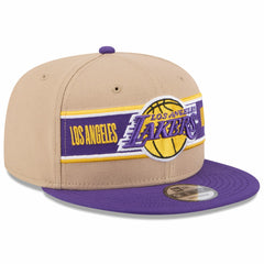 Los Angeles Lakers 2024 NBA Draft 9FIFTY Snapback Hat Tan/Purple | New Era outlet