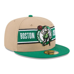 Boston Celtics 2024 NBA Draft 59FIFTY Fitted Hat Tan/Kelly Green | New Era Near Me