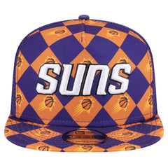 Phoenix Suns Seeing Diamonds A-Frame Trucker 9FIFTY Snapback Hat Purple | New Era