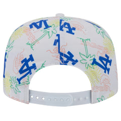 Los Angeles Dodgers New Era Islander Golfer Snapback Hat - White - New Era Discount