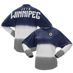 Winnipeg Jets Fanatics Women's Ombre Long Sleeve T-Shirt - Blue/Gray - NHL 200758421