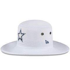 Dallas Cowboys New Era 2024 NFL Training Camp Panama Bucket Hat White